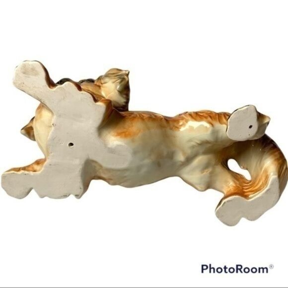 Vintage Majolica Pekingese Dog By Goebel - Picture 6 of 7